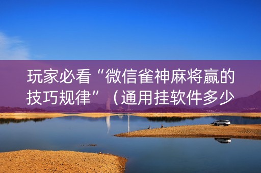 玩家必看“微信雀神麻将赢的技巧规律”（通用挂软件多少钱)