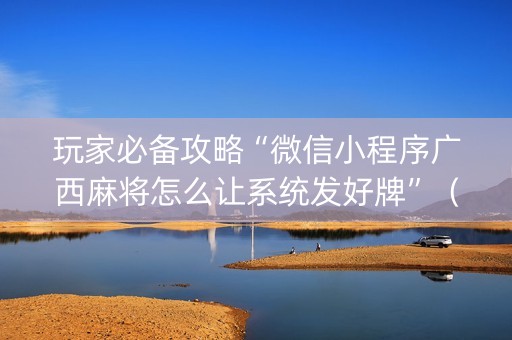 玩家必备攻略“微信小程序广西麻将怎么让系统发好牌”（是否能开挂)