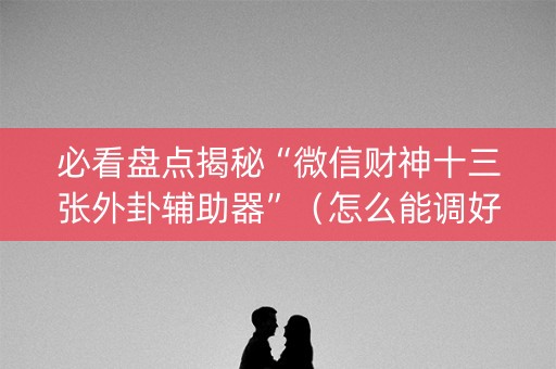 必看盘点揭秘“微信财神十三张外卦辅助器”（怎么能调好牌)