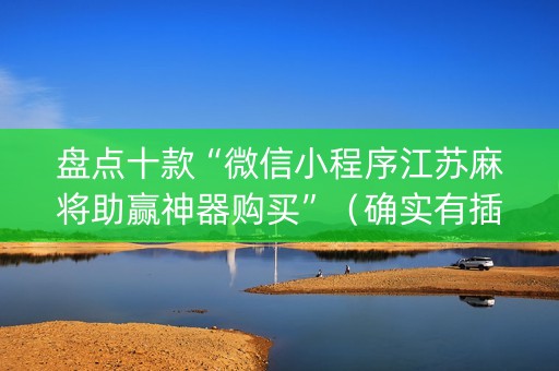 盘点十款“微信小程序江苏麻将助赢神器购买”（确实有插件吗)