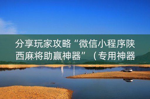 分享玩家攻略“微信小程序陕西麻将助赢神器”（专用神器)