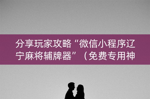 分享玩家攻略“微信小程序辽宁麻将辅牌器”（免费专用神器)