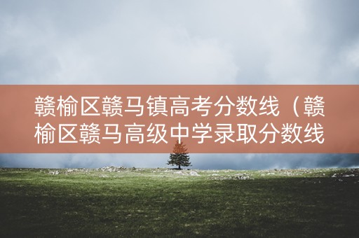 赣榆区赣马镇高考分数线（赣榆区赣马高级中学录取分数线）