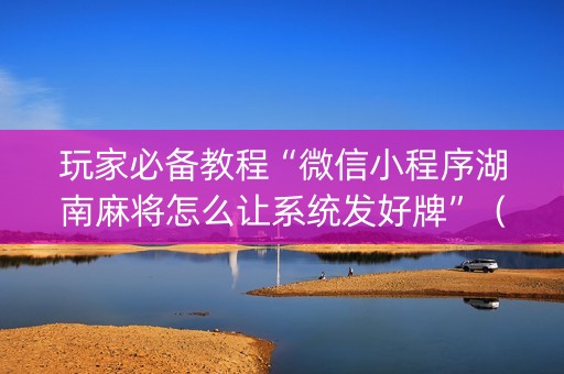 玩家必备教程“微信小程序湖南麻将怎么让系统发好牌”（辅助神器免费)