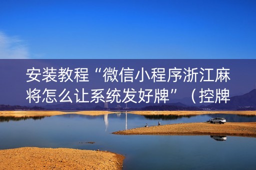 安装教程“微信小程序浙江麻将怎么让系统发好牌”（控牌器)