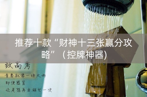 推荐十款“财神十三张赢分攻略”（控牌神器)
