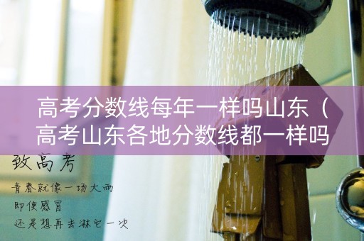 高考分数线每年一样吗山东（高考山东各地分数线都一样吗）
