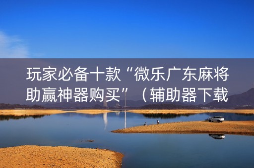 玩家必备十款“微乐广东麻将助赢神器购买”（辅助器下载)