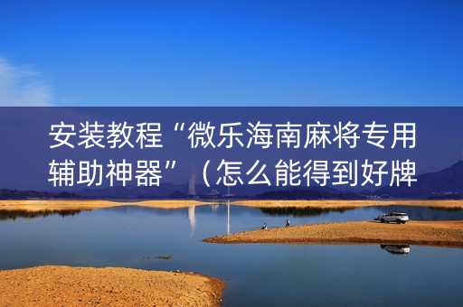 安装教程“微乐海南麻将专用辅助神器”（怎么能得到好牌)