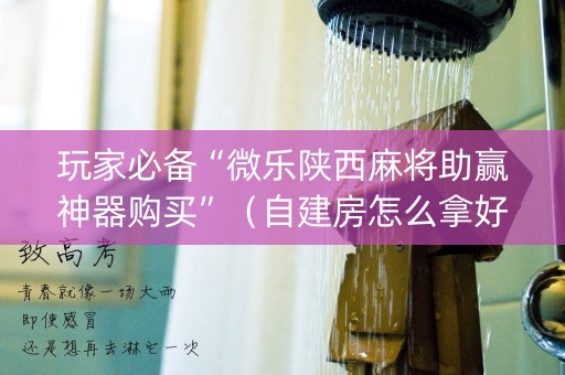 玩家必备“微乐陕西麻将助赢神器购买”（自建房怎么拿好牌)