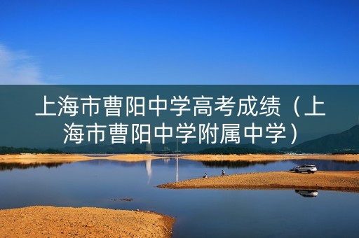 上海市曹阳中学高考成绩（上海市曹阳中学附属中学）