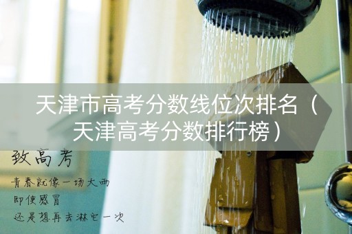 天津市高考分数线位次排名（天津高考分数排行榜）