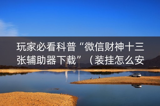 玩家必看科普“微信财神十三张辅助器下载”（装挂怎么安装)