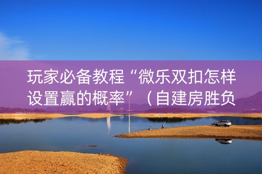 玩家必备教程“微乐双扣怎样设置赢的概率”（自建房胜负规律)