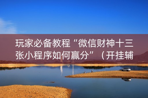 玩家必备教程“微信财神十三张小程序如何赢分”（开挂辅助插件)