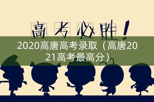 2020高唐高考录取（高唐2021高考最高分）