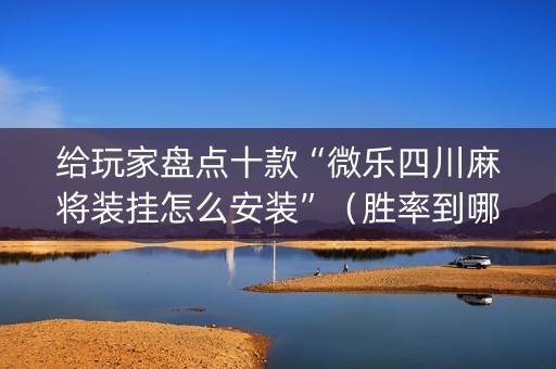 给玩家盘点十款“微乐四川麻将装挂怎么安装”（胜率到哪调)