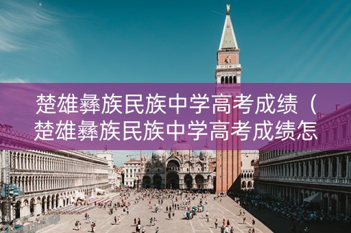 楚雄彝族民族中学高考成绩（楚雄彝族民族中学高考成绩怎么样）