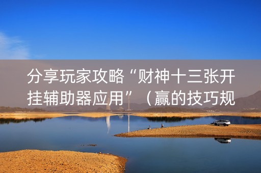 分享玩家攻略“财神十三张开挂辅助器应用”（赢的技巧规律)