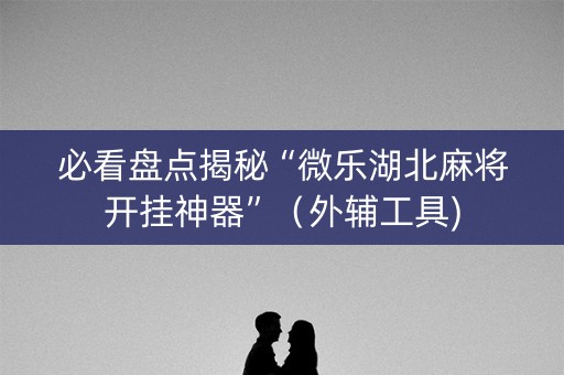 必看盘点揭秘“微乐湖北麻将开挂神器”（外辅工具)