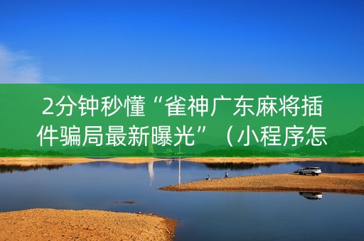 2分钟秒懂“雀神广东麻将插件骗局最新曝光”（小程序怎么才会赢)