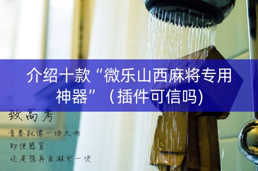 介绍十款“微乐山西麻将专用神器”（插件可信吗)