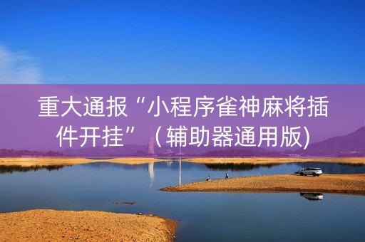 重大通报“小程序雀神麻将插件开挂”（辅助器通用版)