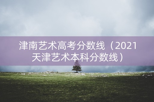 津南艺术高考分数线（2021天津艺术本科分数线）