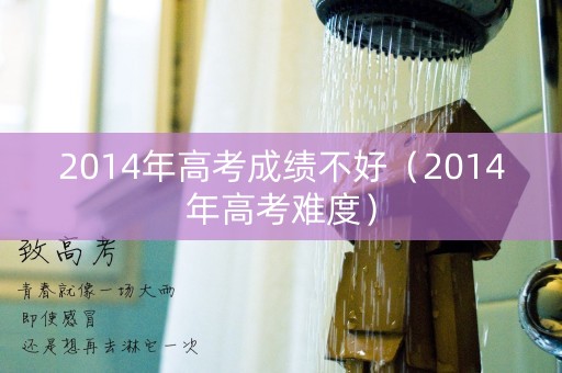 2014年高考成绩不好（2014年高考难度）