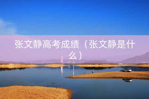 张文静高考成绩（张文静是什么）