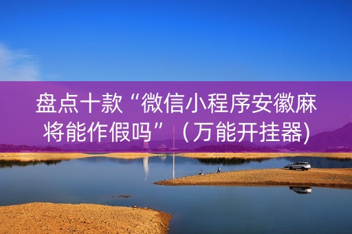 盘点十款“微信小程序安徽麻将能作假吗”（万能开挂器)
