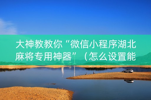 大神教教你“微信小程序湖北麻将专用神器”（怎么设置能有好牌)