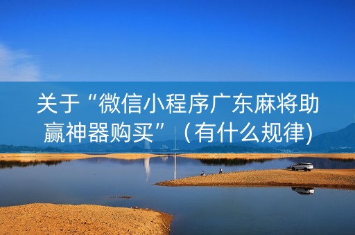 关于“微信小程序广东麻将助赢神器购买”（有什么规律)