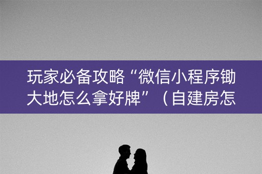 玩家必备攻略“微信小程序锄大地怎么拿好牌”（自建房怎么拿好牌)