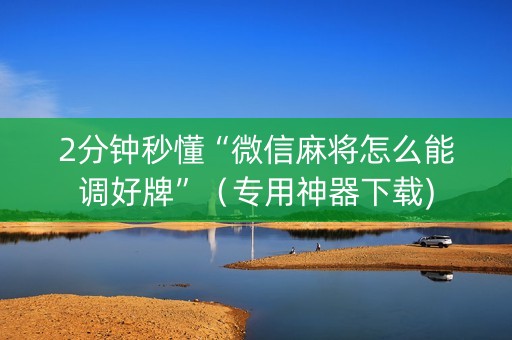 2分钟秒懂“微信麻将怎么能调好牌”（专用神器下载)