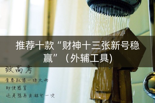 推荐十款“财神十三张新号稳赢”（外辅工具)