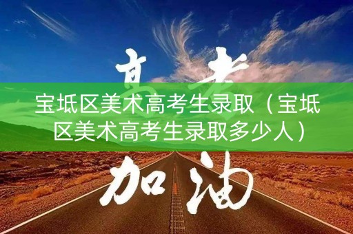 宝坻区美术高考生录取（宝坻区美术高考生录取多少人）