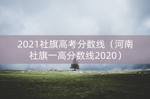2021社旗高考分数线（河南社旗一高分数线2020）
