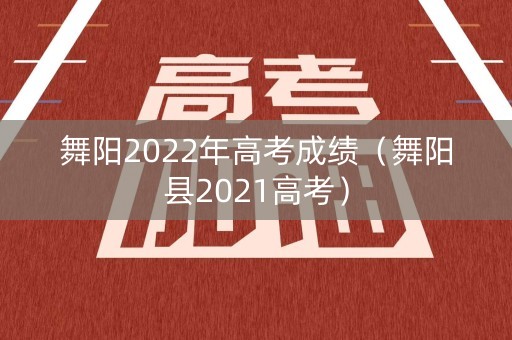 舞阳2022年高考成绩（舞阳县2021高考）