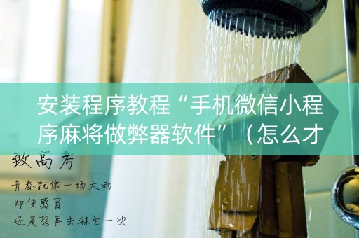 安装程序教程“手机微信小程序麻将做弊器软件”（怎么才会赢)