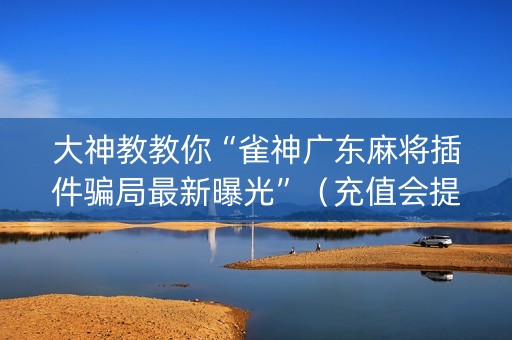 大神教教你“雀神广东麻将插件骗局最新曝光”（充值会提高胜率么)