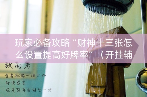 玩家必备攻略“财神十三张怎么设置提高好牌率”（开挂辅助器脚本)