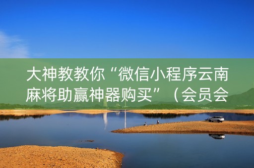 大神教教你“微信小程序云南麻将助赢神器购买”（会员会提高胜率吗)