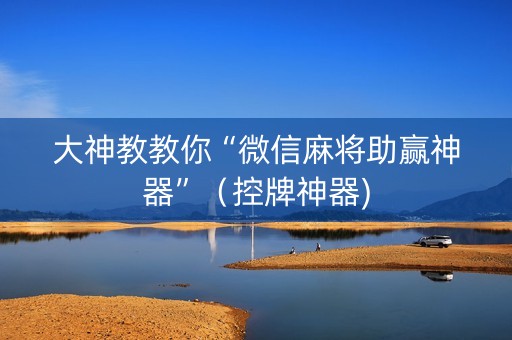 大神教教你“微信麻将助赢神器”（控牌神器)