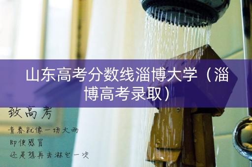 山东高考分数线淄博大学（淄博高考录取）