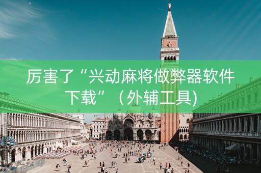 厉害了“兴动麻将做弊器软件下载”（外辅工具)