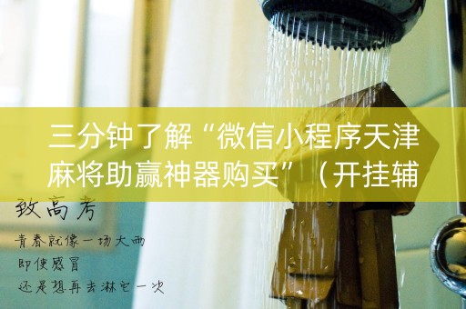 三分钟了解“微信小程序天津麻将助赢神器购买”（开挂辅助脚本)