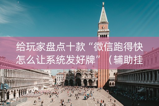 给玩家盘点十款“微信跑得快怎么让系统发好牌”（辅助挂发牌规律)