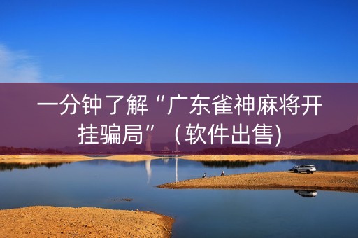 一分钟了解“广东雀神麻将开挂骗局”（软件出售)