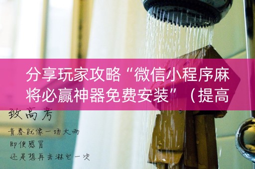 分享玩家攻略“微信小程序麻将必赢神器免费安装”（提高胜率技巧)